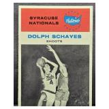 1961 Fleer In Action #63 DOLPH SCHAYES Basketball