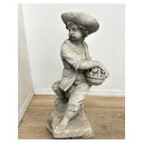 Cement garden statue