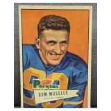 1952 Bowman Small #130 Dom Moselle Football Card.