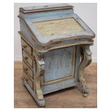 Vintage Davenport painted writing desk