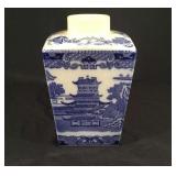 Vintage chinoiserie Ringtons Tea Merchants tea jar