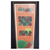 Pencil signed David Weidman silkscreen print