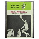 1961 Fleer #62 Bill Russell In Action Basketball