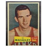 1957 Topps #27 ED MACAULEY Rookie RC Basketball