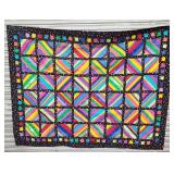 Multicolor patch quilt made for Richard Simmons