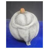 Marie EVB Gibbons signed ceramic sculpture on a