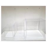 Acrylic doll display cases, 3