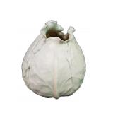 Patricia Garrett ceramic white cabbage vase