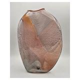 William Morris 1982 blown glass light  vessel