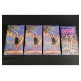 4 vintage Richard Simmons VHS tapes