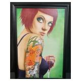 Signed Scott Rohlfs oil on canvas