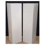 Pair of contemporary wood pedestals