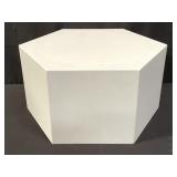 Modern hexagonal side table
