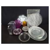 Group of kitchen ware glass,  plastic, aluminum