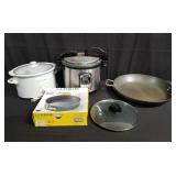 Box of pressure cooker, pan, wok, etc.