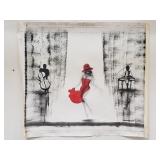 Signed Vincente Mayer oil painting on canvas