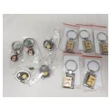 Group of Richard Simmons memorabilia, keychains