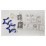 Group of Richard Simmons memorabilia, keychains