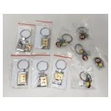 Group of Richard Simmons memorabilia, keychains