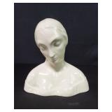 Vintage signed ceramic bust