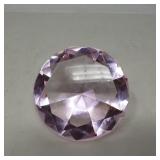 Signed diamond shape crystal ornament