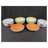 Collection of ceramic bowls in box lot