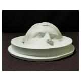 Signed and dated plaster Caesar mold wall