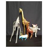Group of animal figurines