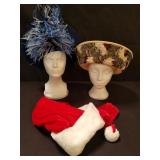 Group of vintage hats