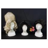 Collection of costume wigs