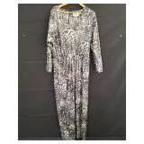 Animal print jumper suit