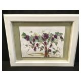 Signed Mina Hon and dated mixed media