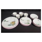 Group of Richard Ginori bone china