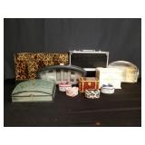 Collection of jewelry box and trinket box