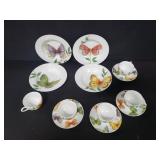 Group of Neiman Marcus butterfly dishes