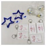 Group of Richard Simmons memorabilia, keychains