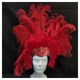 Red headdress
