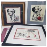 Collection of Dalmatian needle point art