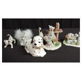 Group of Dalmatian figurines