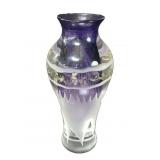 Signed Toan Klein and dated studio art glass vase