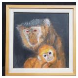 Signed oil painting on canvas signed on verso