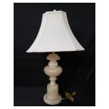 Alabaster table lamp