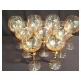 Collection of Z Gallerie wine glasses