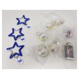 Group of Richard Simmons memorabilia, keychains