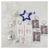 Group of Richard Simmons memorabilia, keychains