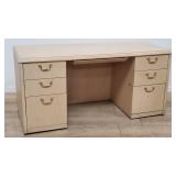 Modern blonde desk