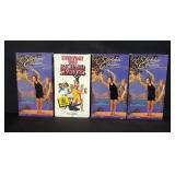 Four Richard Simmons sealed VHS tapes