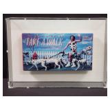 Acrylic framed Richard Simmons fitness walking