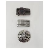 Group of belt buckles