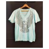 Vintage beaded and tie dye t-shirt
